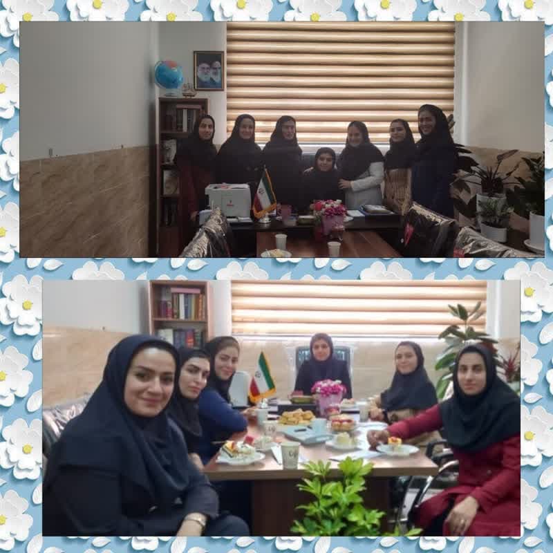 قدردانی مديريت محترم از پرسنل دبستان باران علم