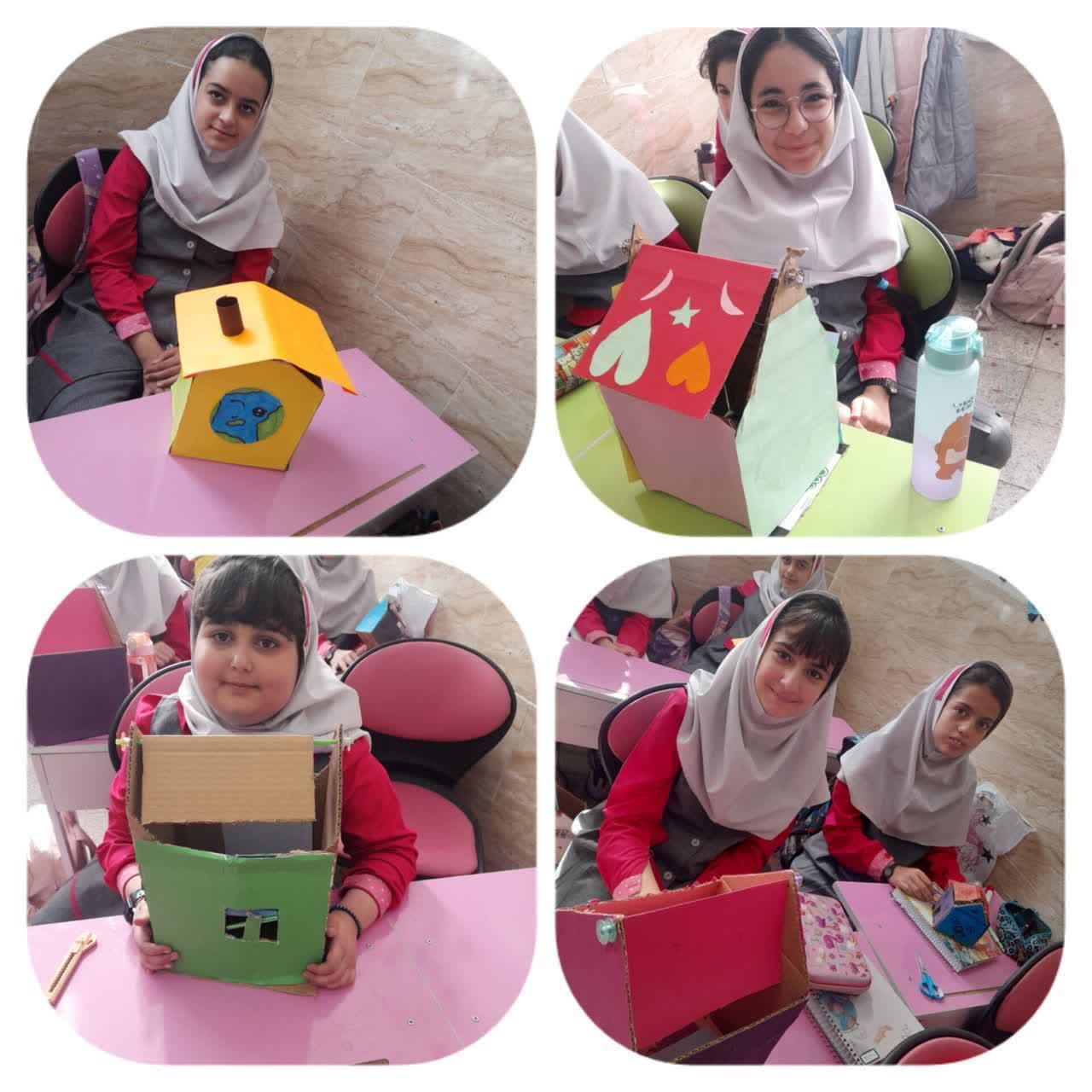 ساخت کاردستی پیک رشد پایه پنجم آبان ۱۴۰۲